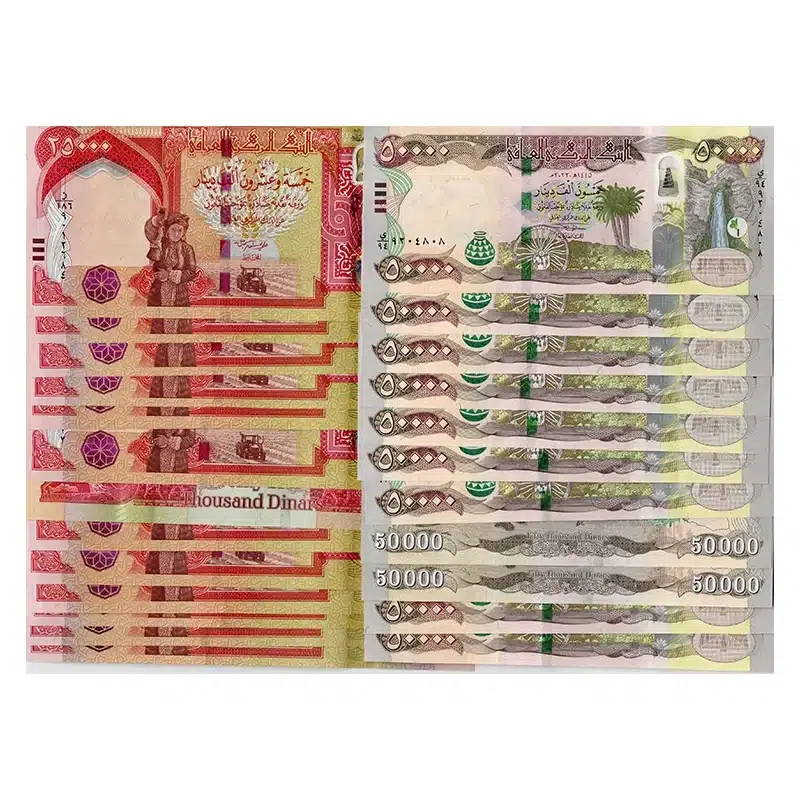 Iraqi Dinar 1 Million UNC Banknote Lot | IQD Collection